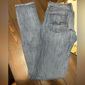 7 For All Mankind- Roxanne mid rise slim leg jeans size 25
